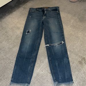 joes high waisted straight leg jean